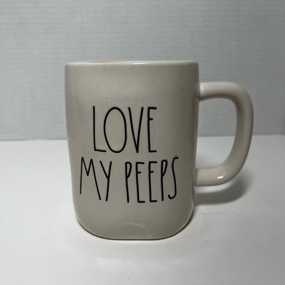 Rae Dunn LOVE MY PEEPS mug